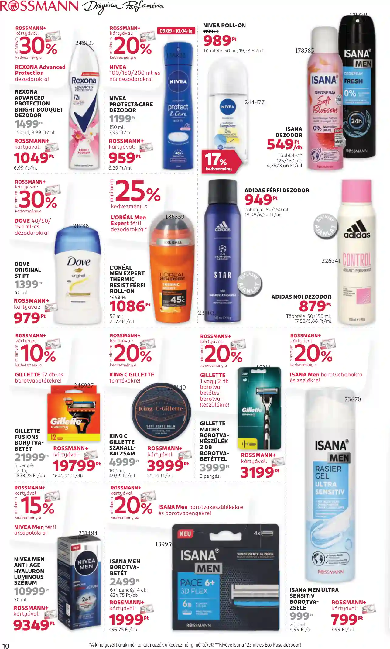 Rossmann akciós újság 37. hét (40 oldal)
