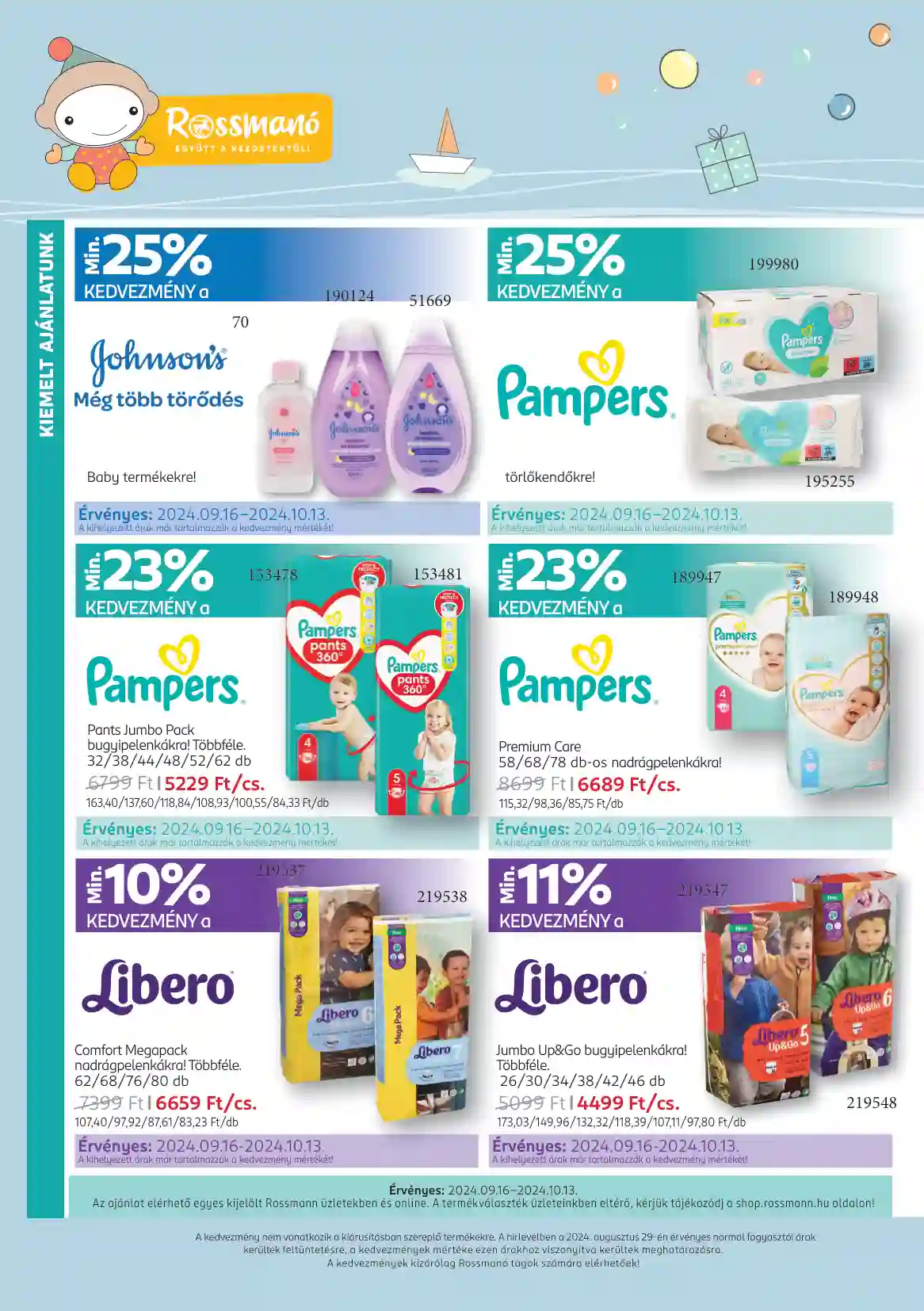 Rossmann akciós újság 38. hét (2 oldal)
