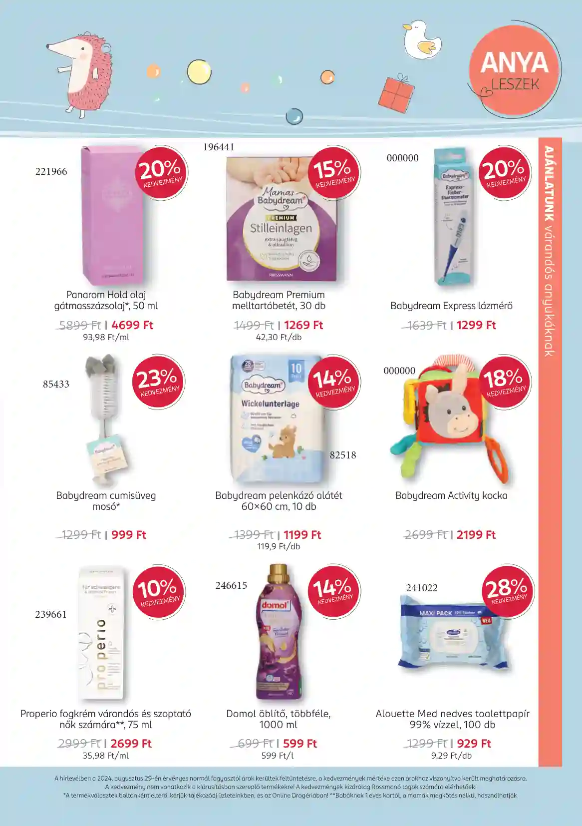 Rossmann akciós újság 38. hét (3 oldal)