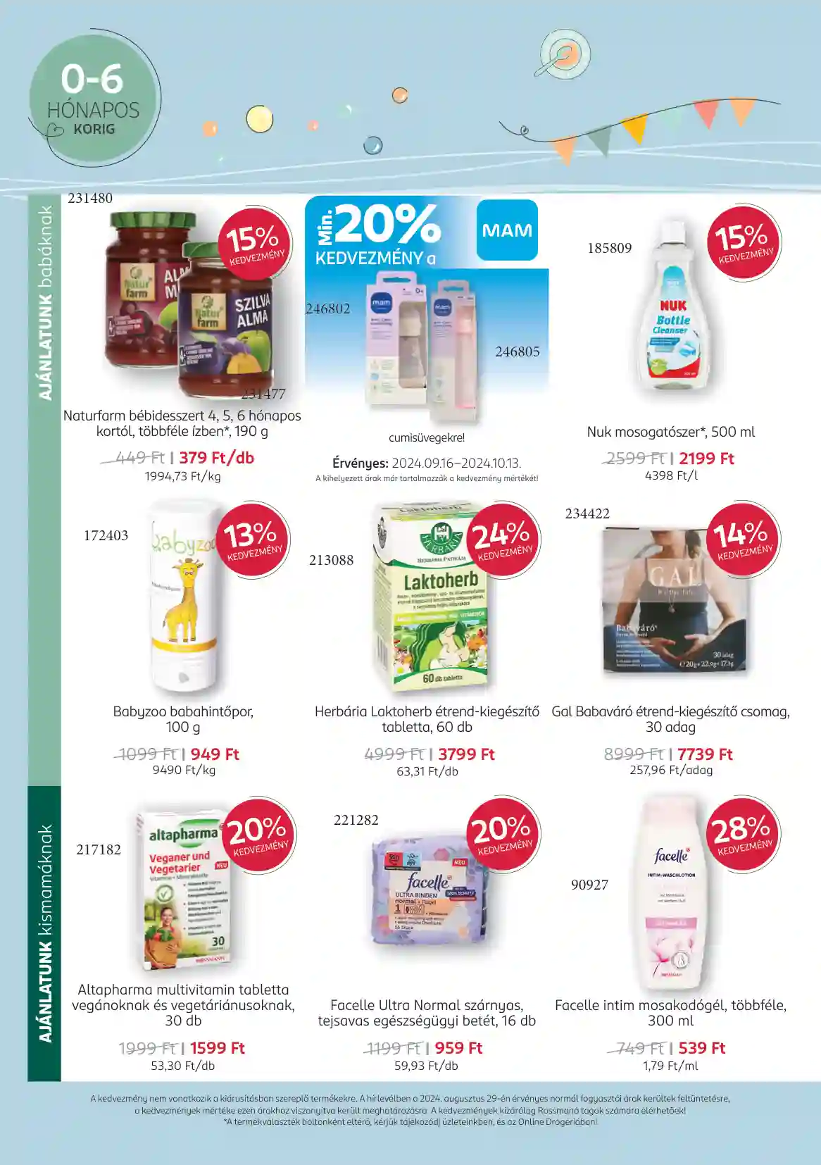 Rossmann akciós újság 38. hét (6 oldal)