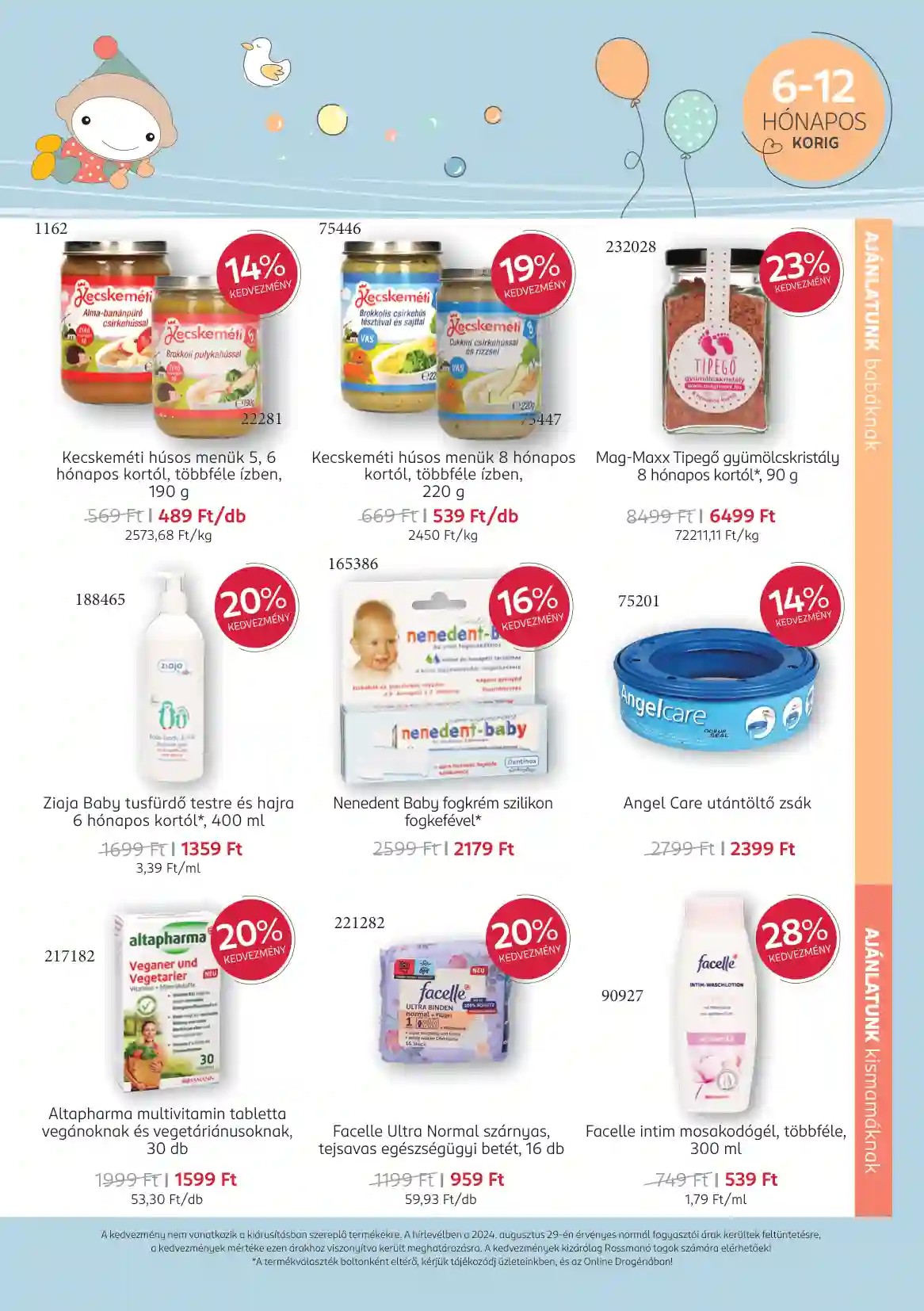 Rossmann akciós újság 38. hét (7 oldal)