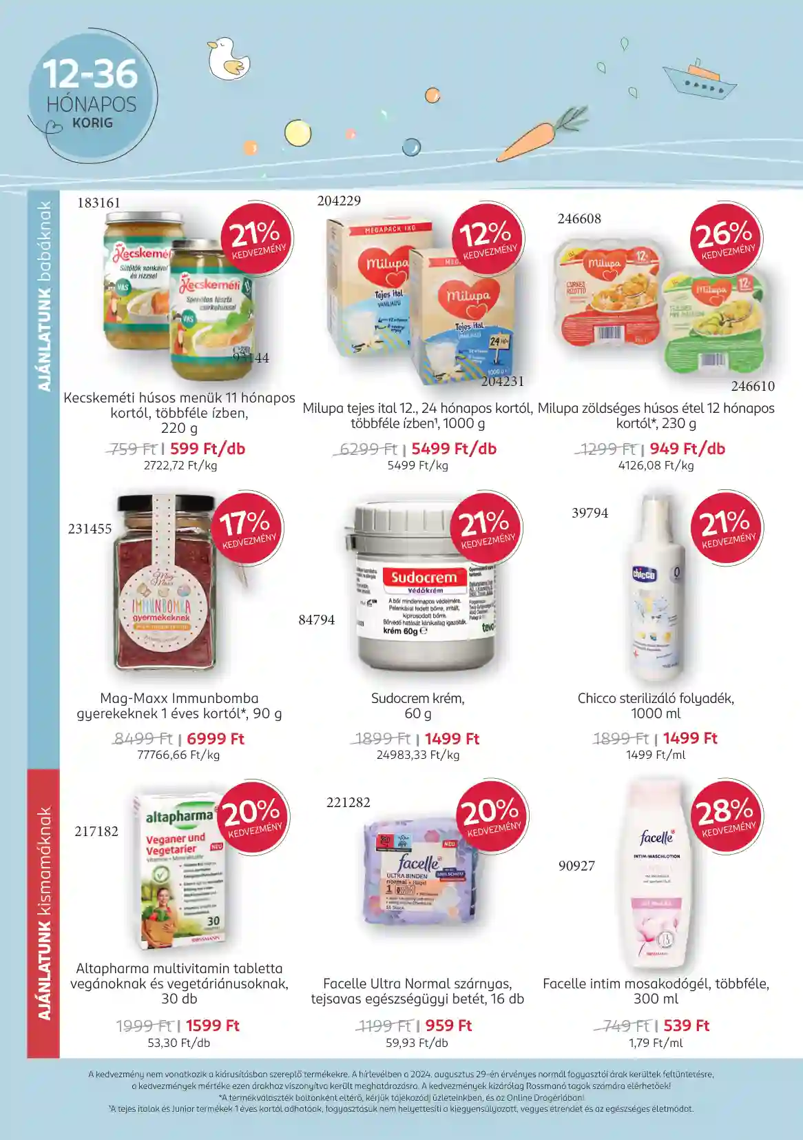 Rossmann akciós újság 38. hét (8 oldal)
