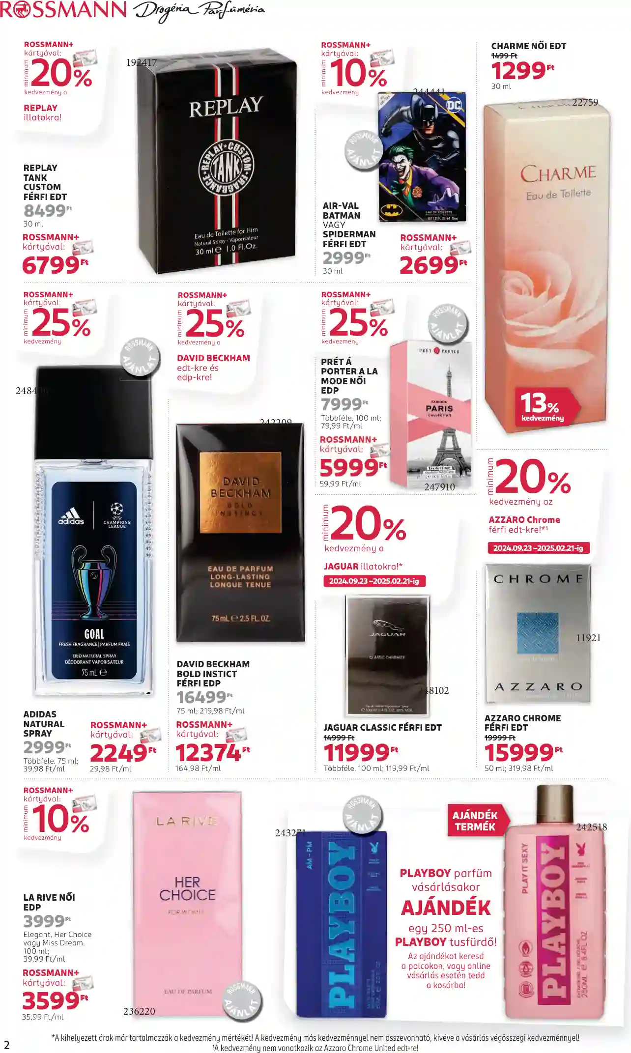Rossmann akciós újság 39. hét (2 oldal)