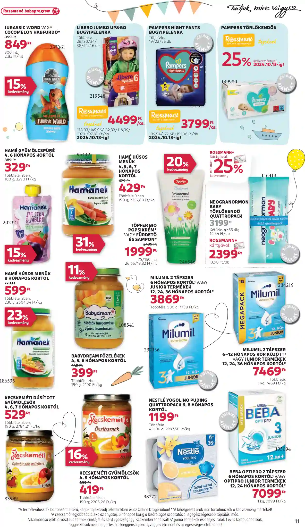 Rossmann akciós újság 39. hét (3 oldal)