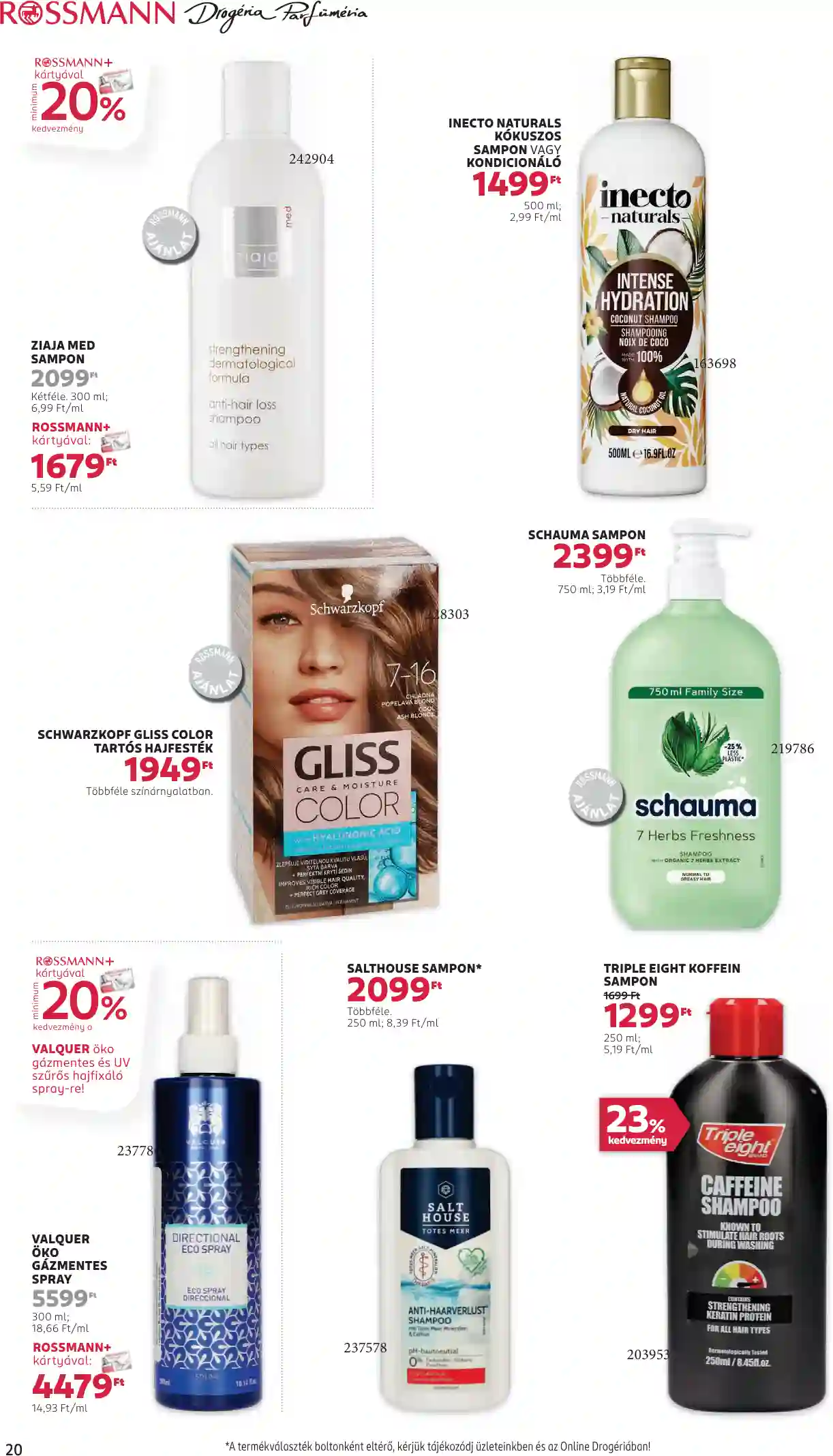 Rossmann akciós újság 39. hét (15 oldal)