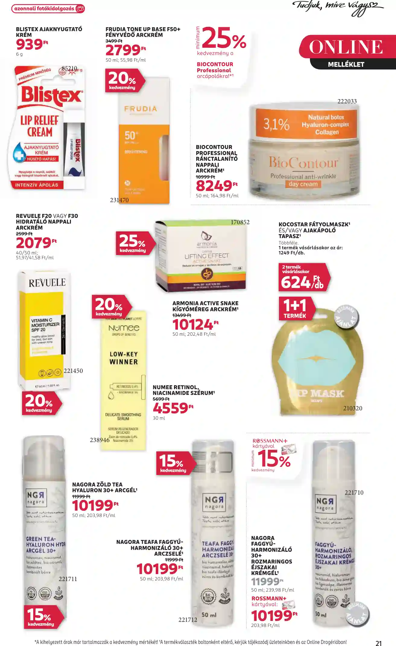 Rossmann akciós újság 39. hét (16 oldal)