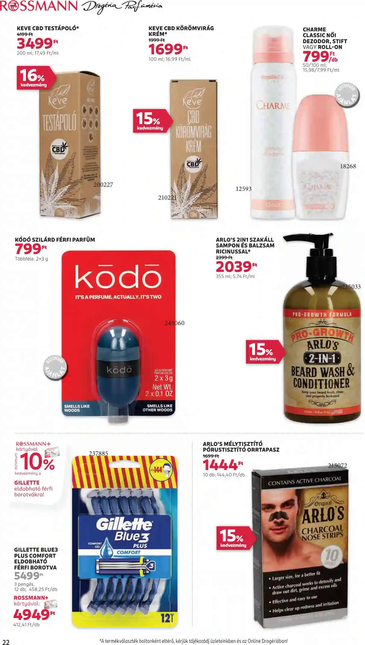 Rossmann akciós újság 39. hét (17 oldal)