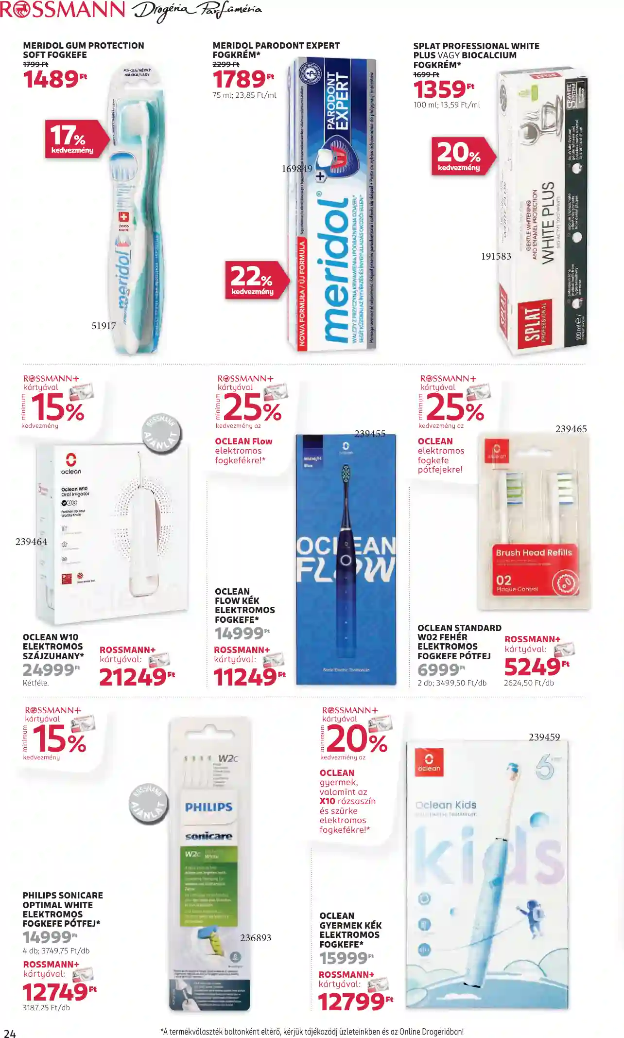 Rossmann akciós újság 39. hét (19 oldal)