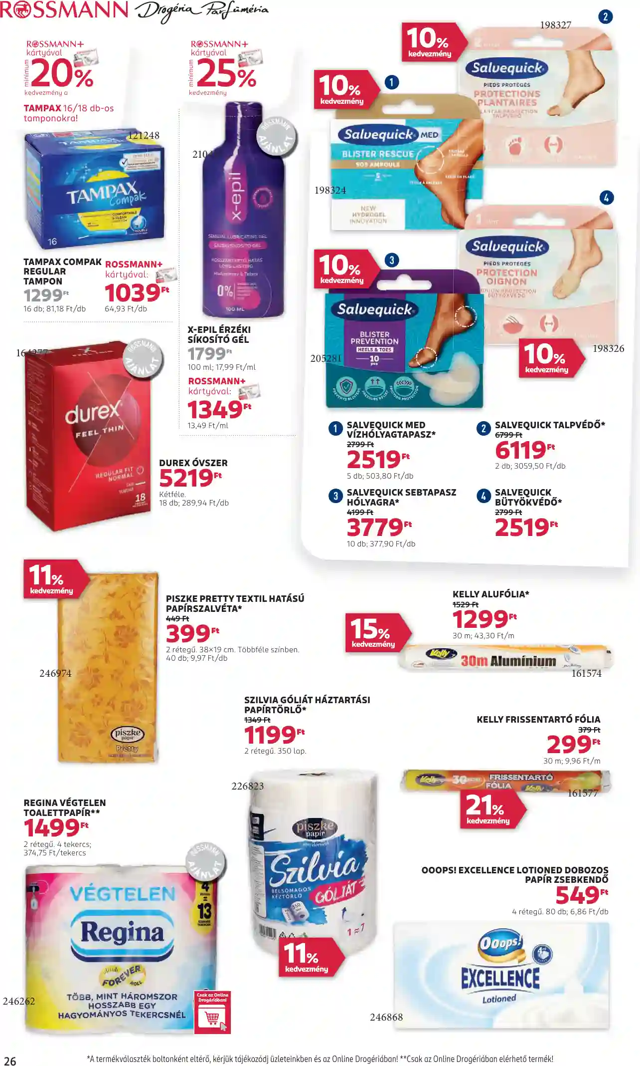Rossmann akciós újság 39. hét (21 oldal)