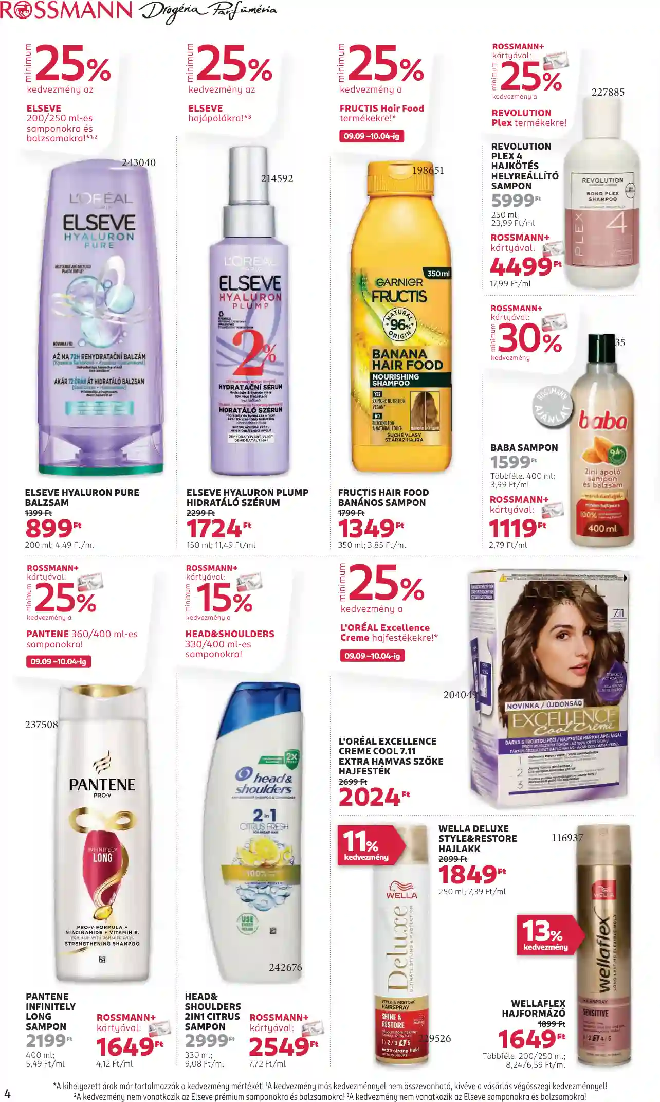 Rossmann akciós újság 39. hét (24 oldal)