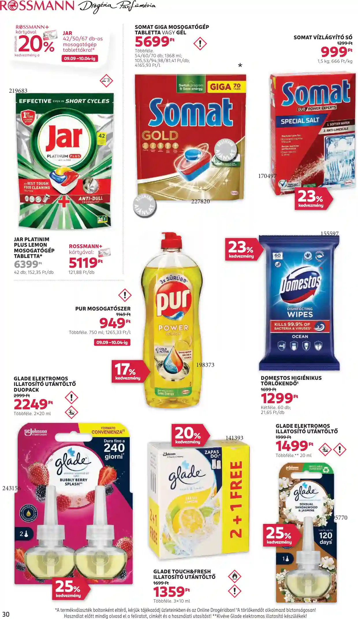 Rossmann akciós újság 39. hét (26 oldal)