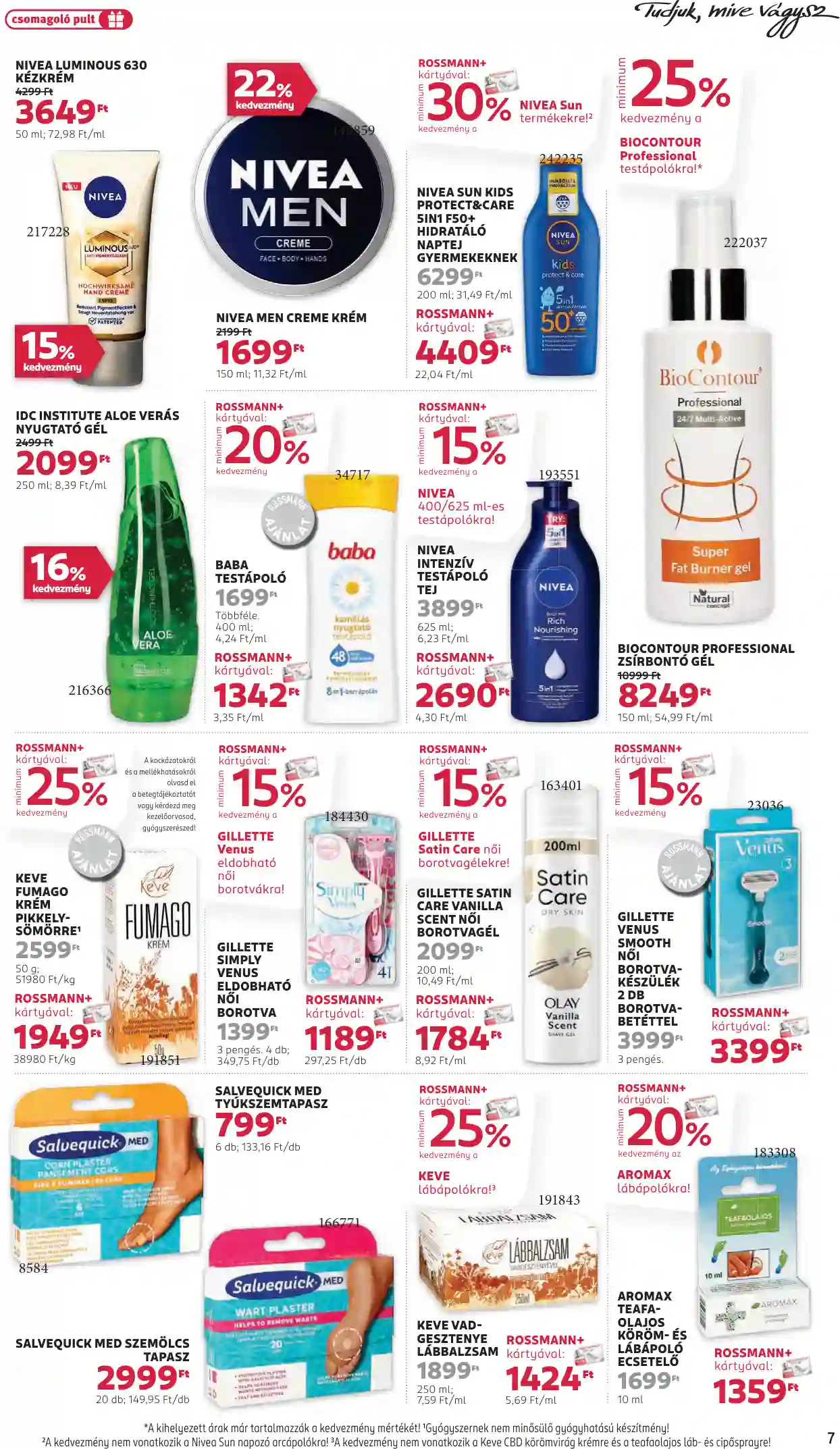 Rossmann akciós újság 39. hét (33 oldal)