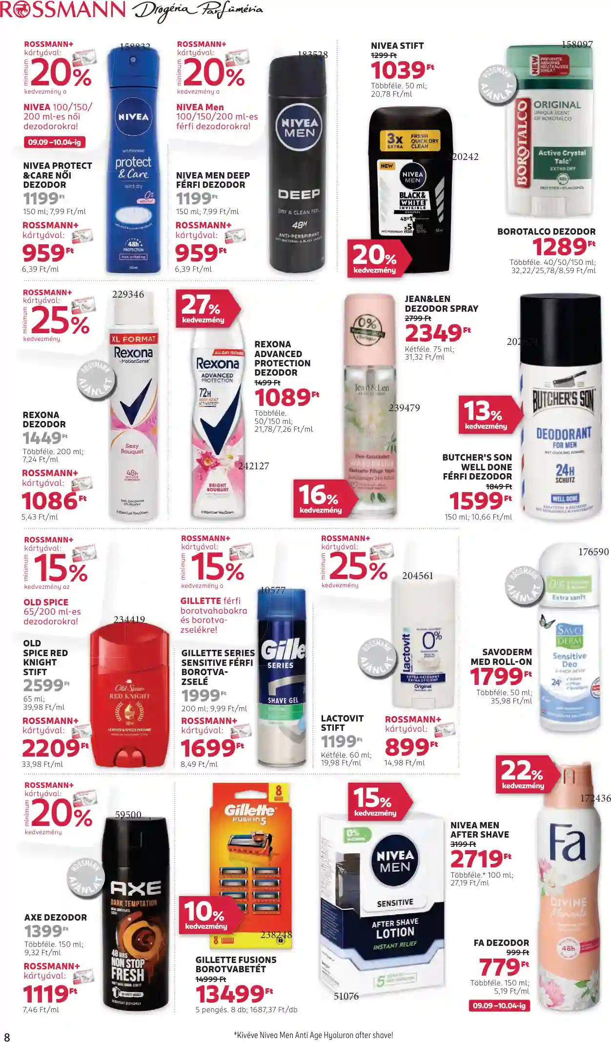 Rossmann akciós újság 39. hét (34 oldal)