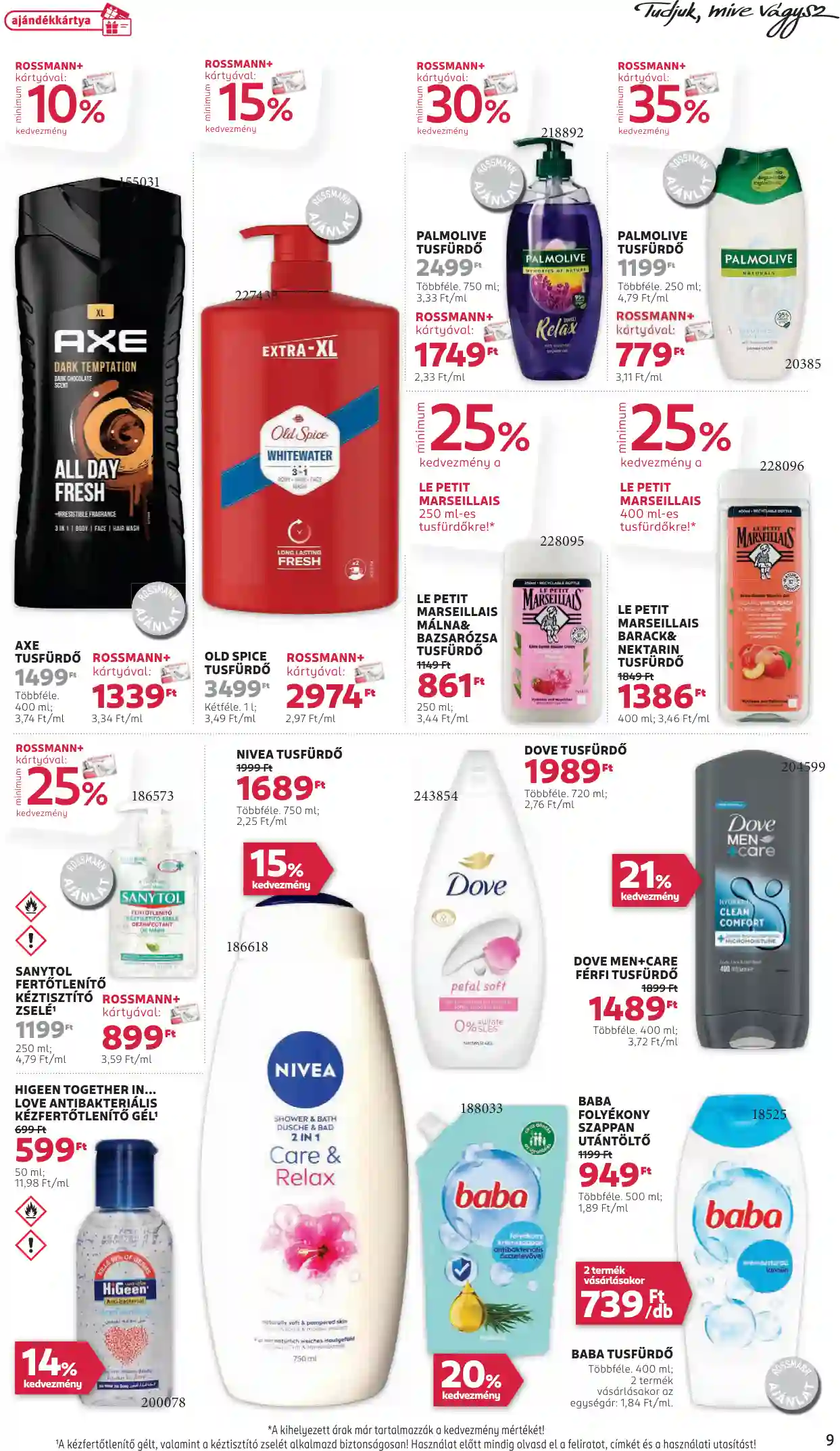 Rossmann akciós újság 39. hét (35 oldal)
