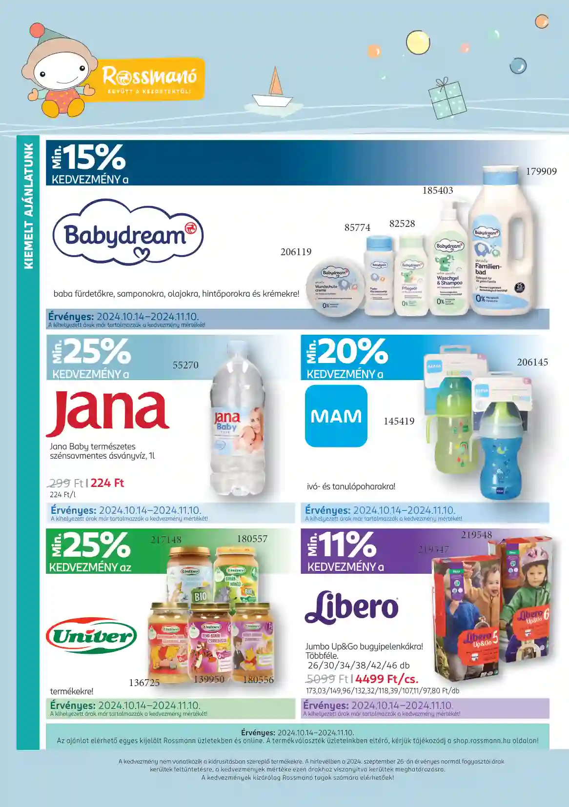 Rossmann akciós újság 42. hét (2 oldal)