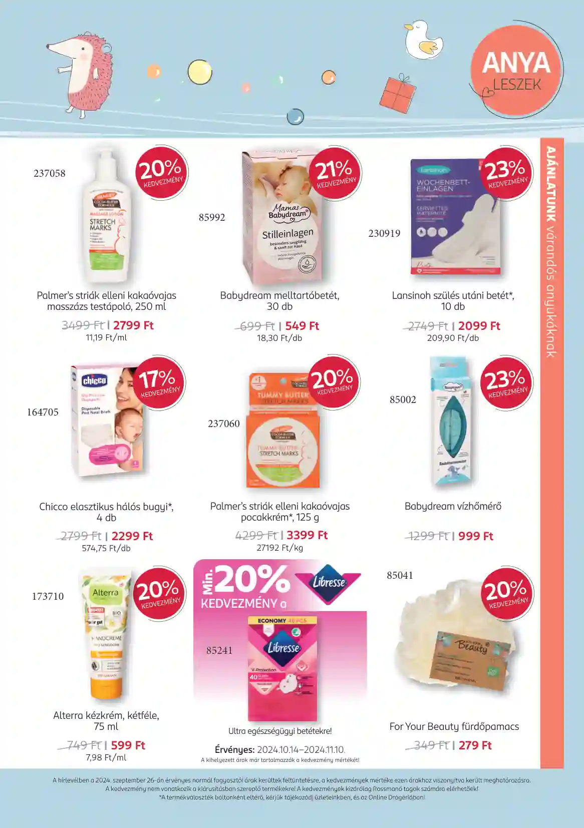 Rossmann akciós újság 42. hét (3 oldal)