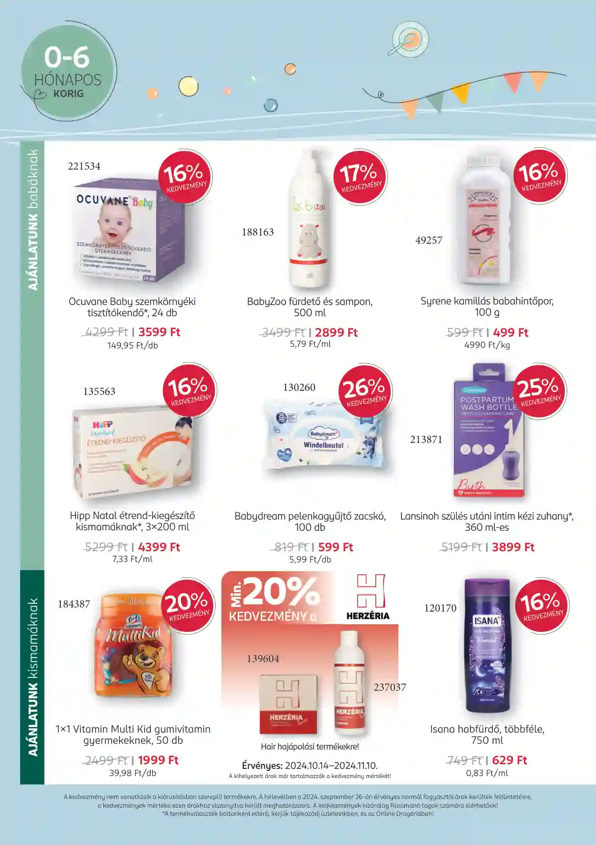 Rossmann akciós újság 42. hét (6 oldal)