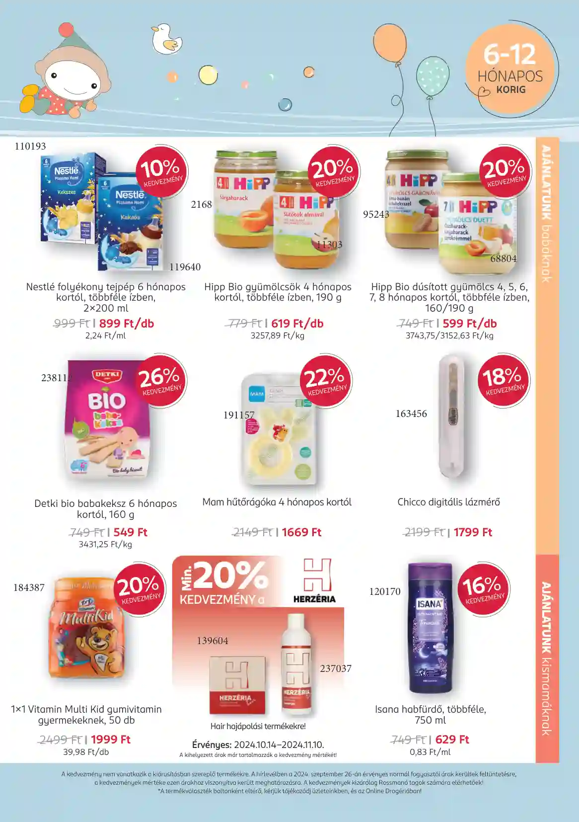 Rossmann akciós újság 42. hét (7 oldal)