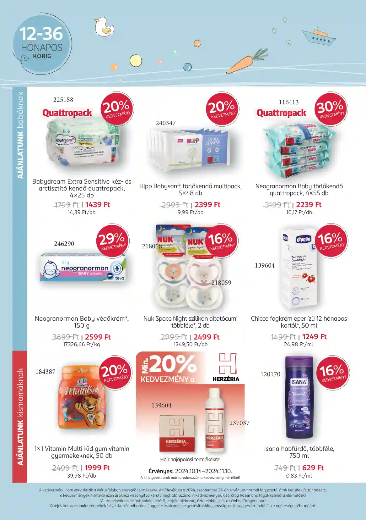 Rossmann akciós újság 42. hét (8 oldal)