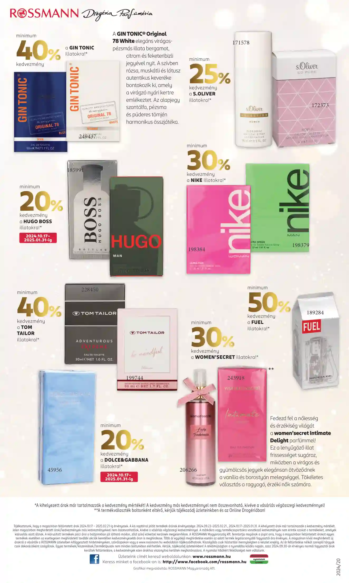 Rossmann akciós újság 42. hét (8 oldal)