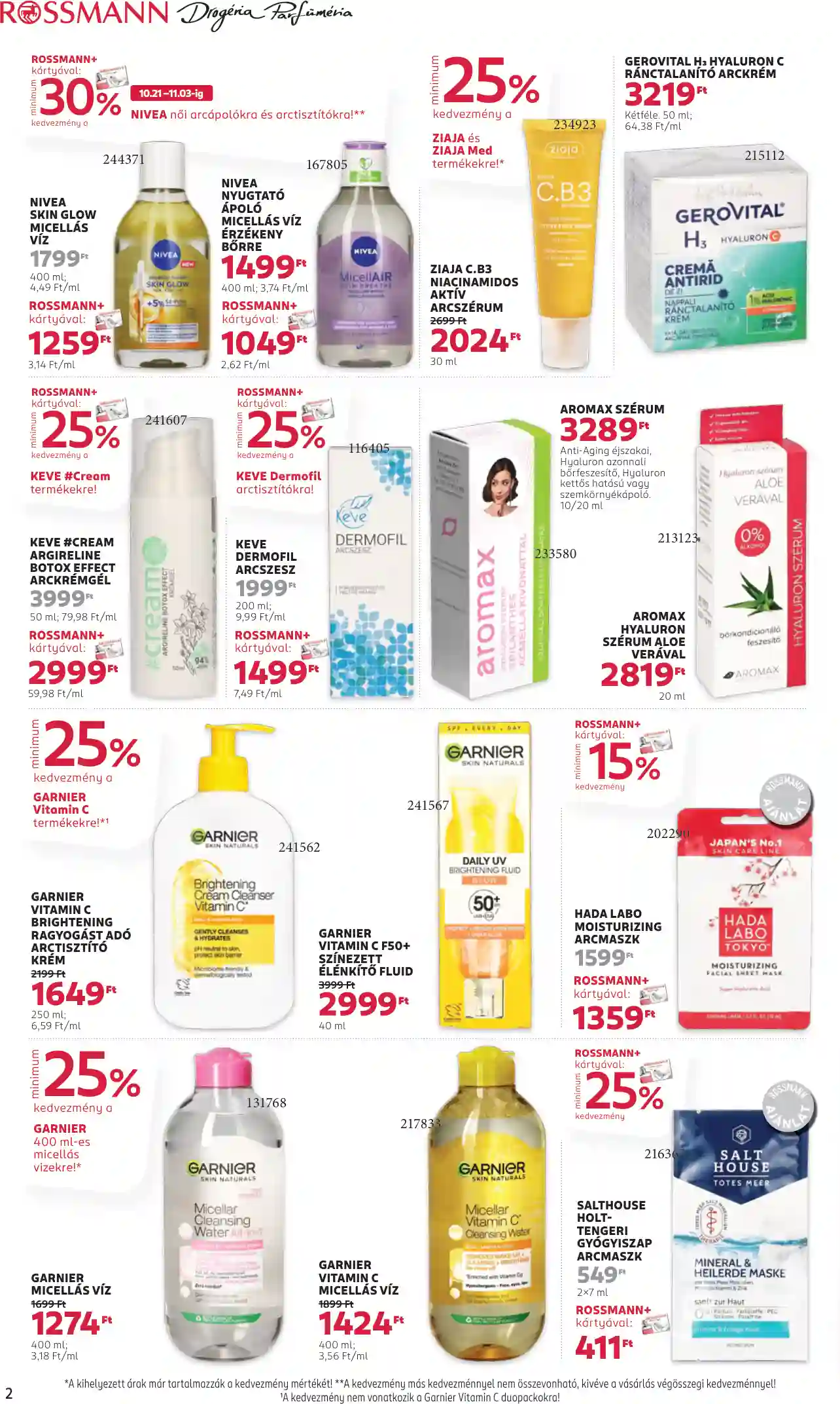 Rossmann akciós újság 43. hét (2 oldal)