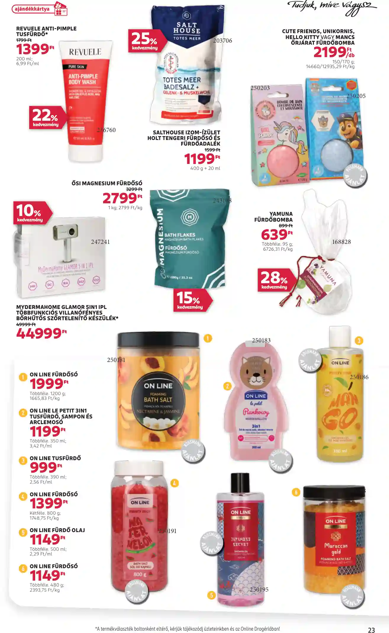 Rossmann akciós újság 43. hét (18 oldal)