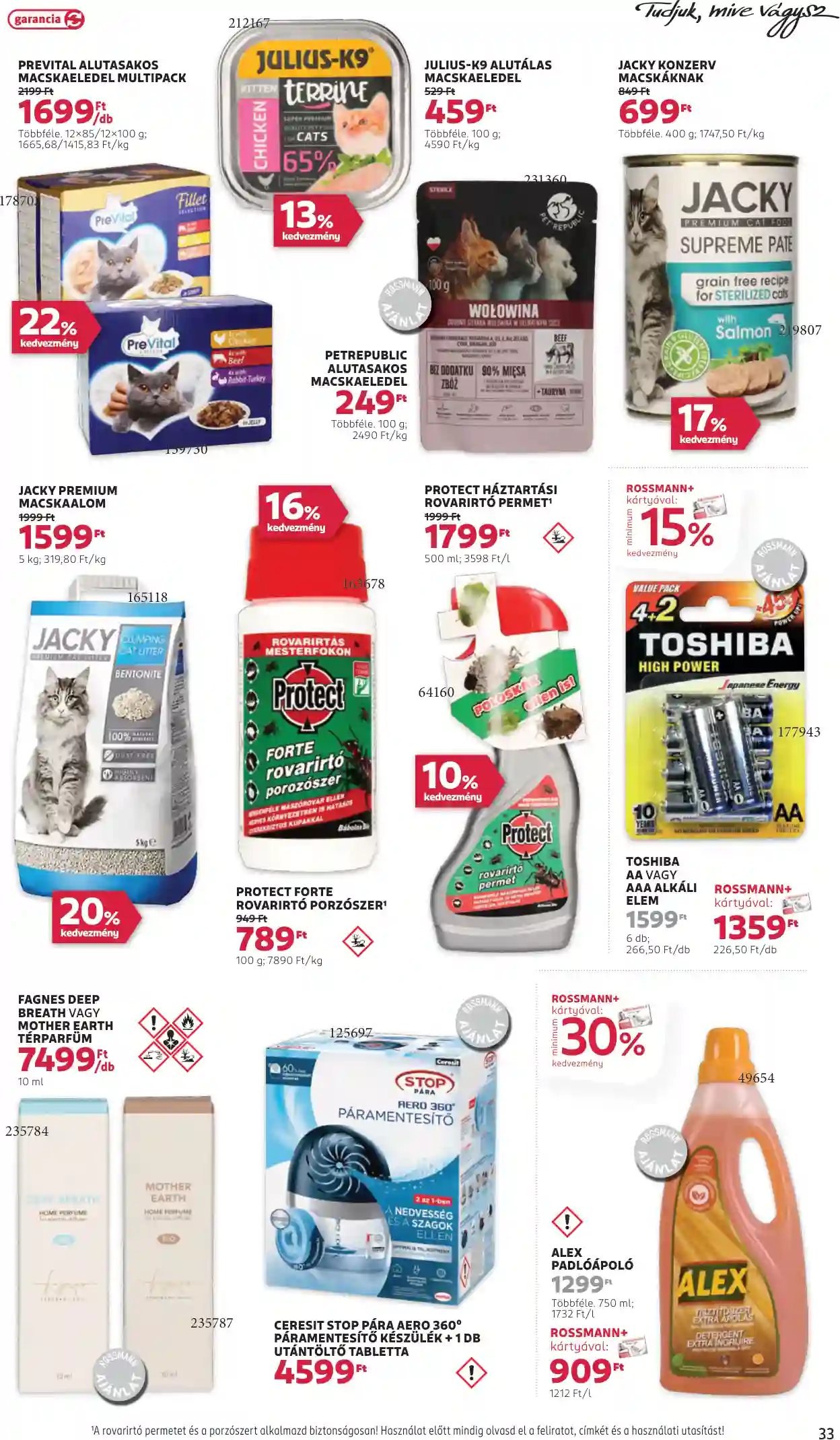 Rossmann akciós újság 43. hét (29 oldal)