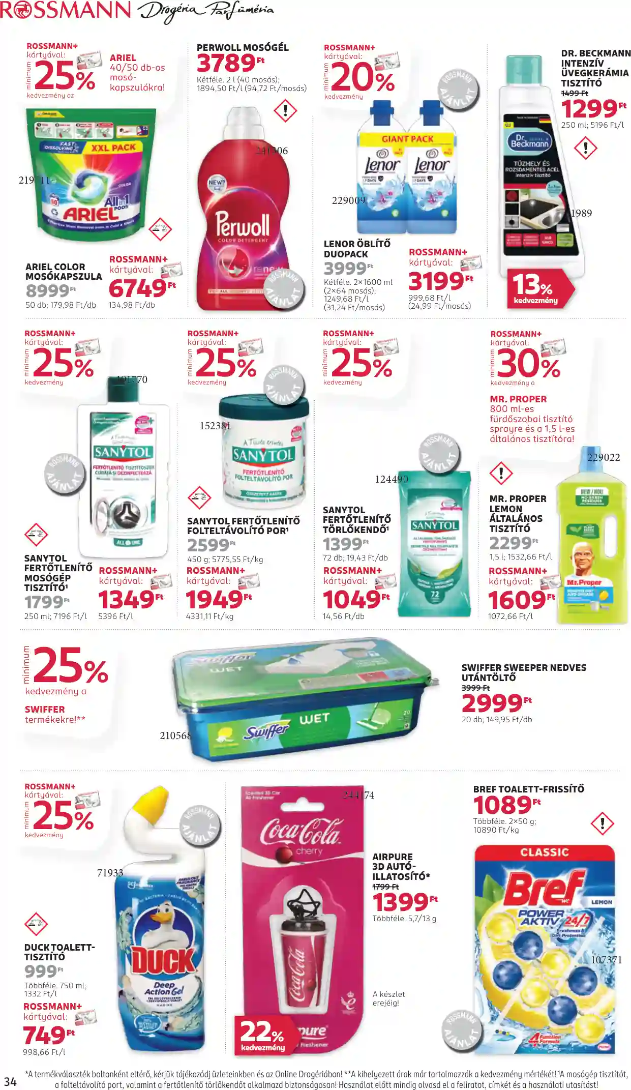 Rossmann akciós újság 43. hét (30 oldal)