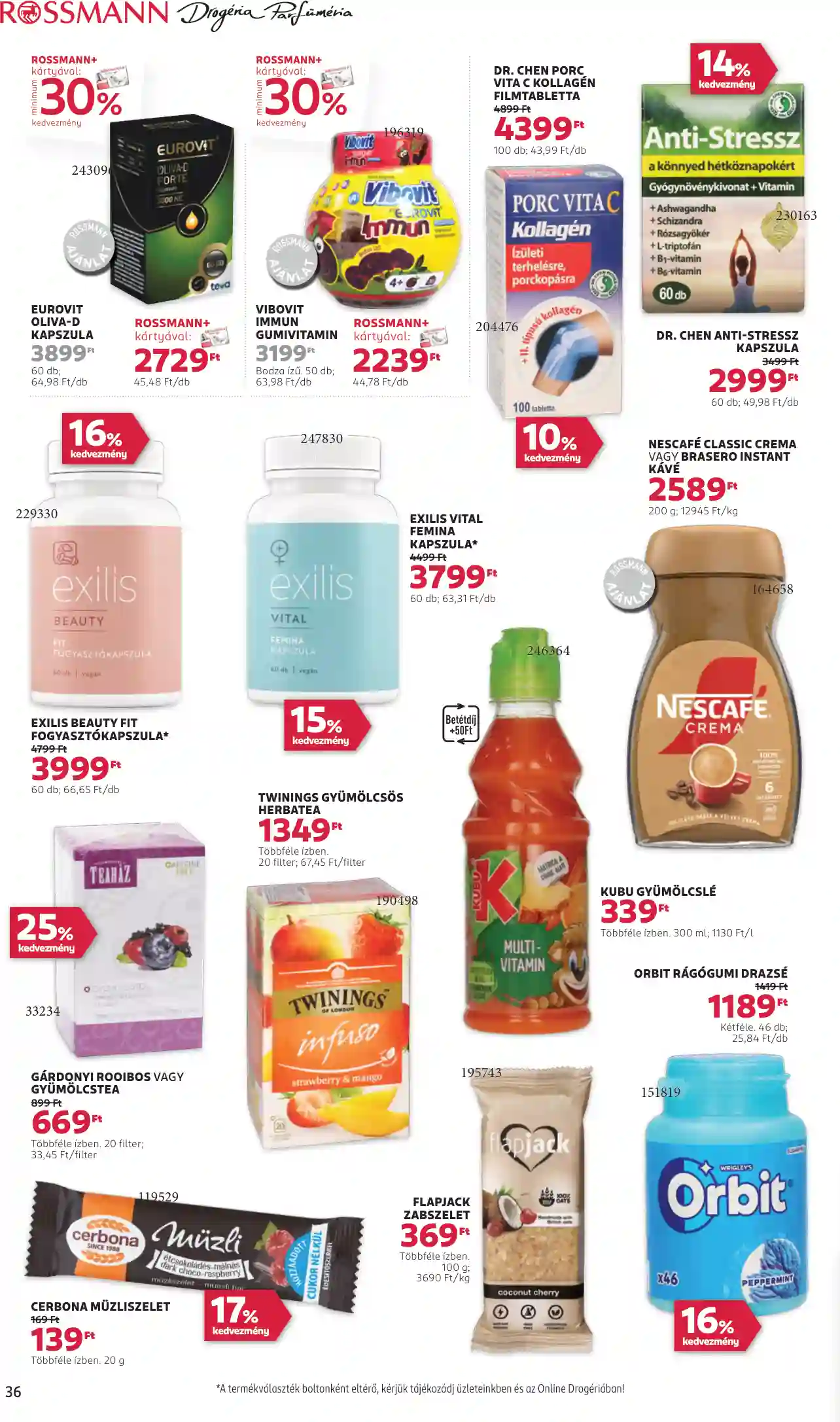 Rossmann akciós újság 43. hét (32 oldal)