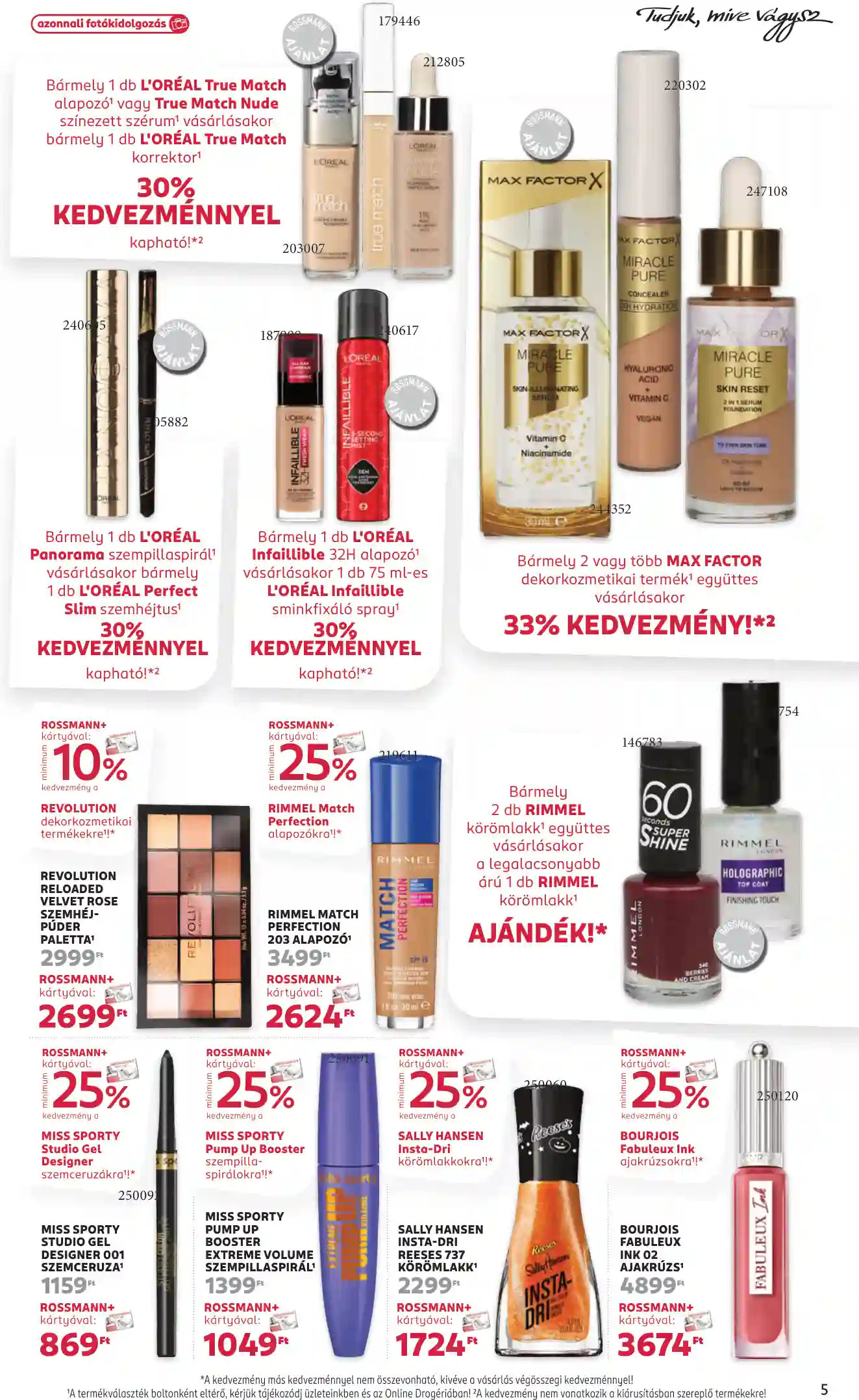 Rossmann akciós újság 43. hét (35 oldal)