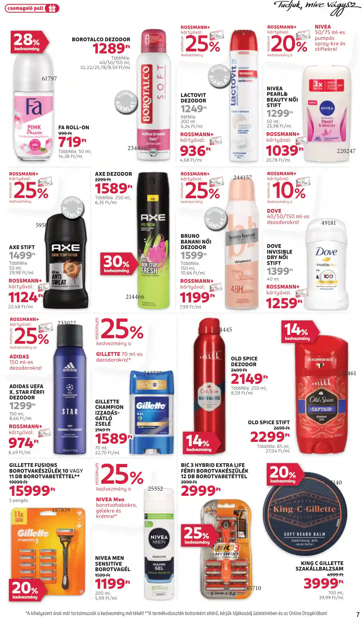 Rossmann akciós újság 43. hét (38 oldal)