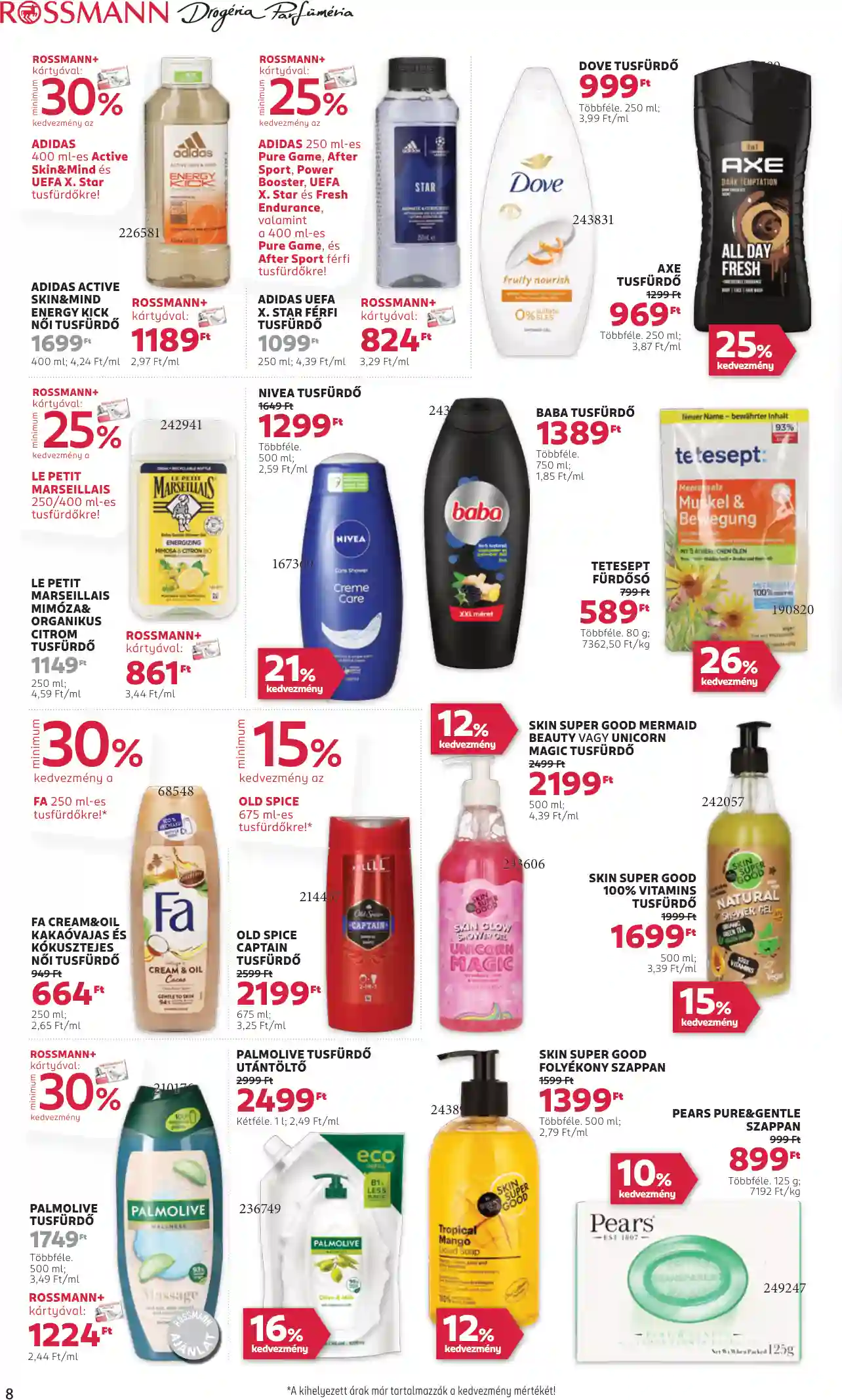 Rossmann akciós újság 43. hét (39 oldal)