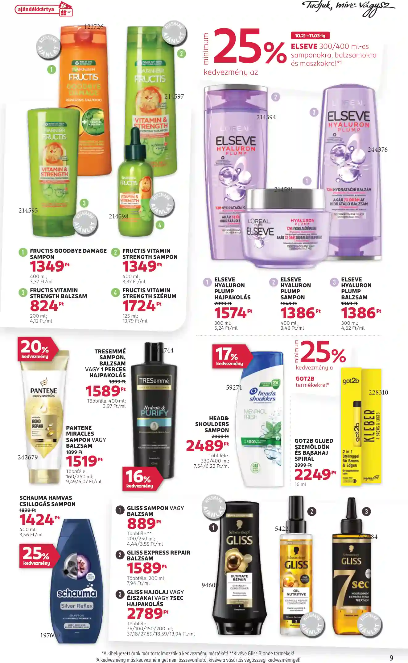 Rossmann akciós újság 43. hét (40 oldal)