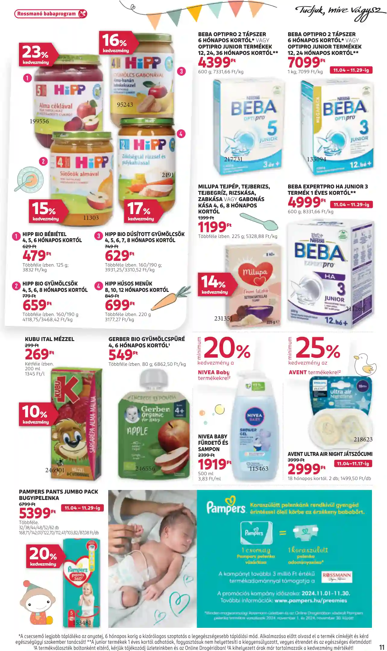 Rossmann akciós újság 45. hét (3 oldal)