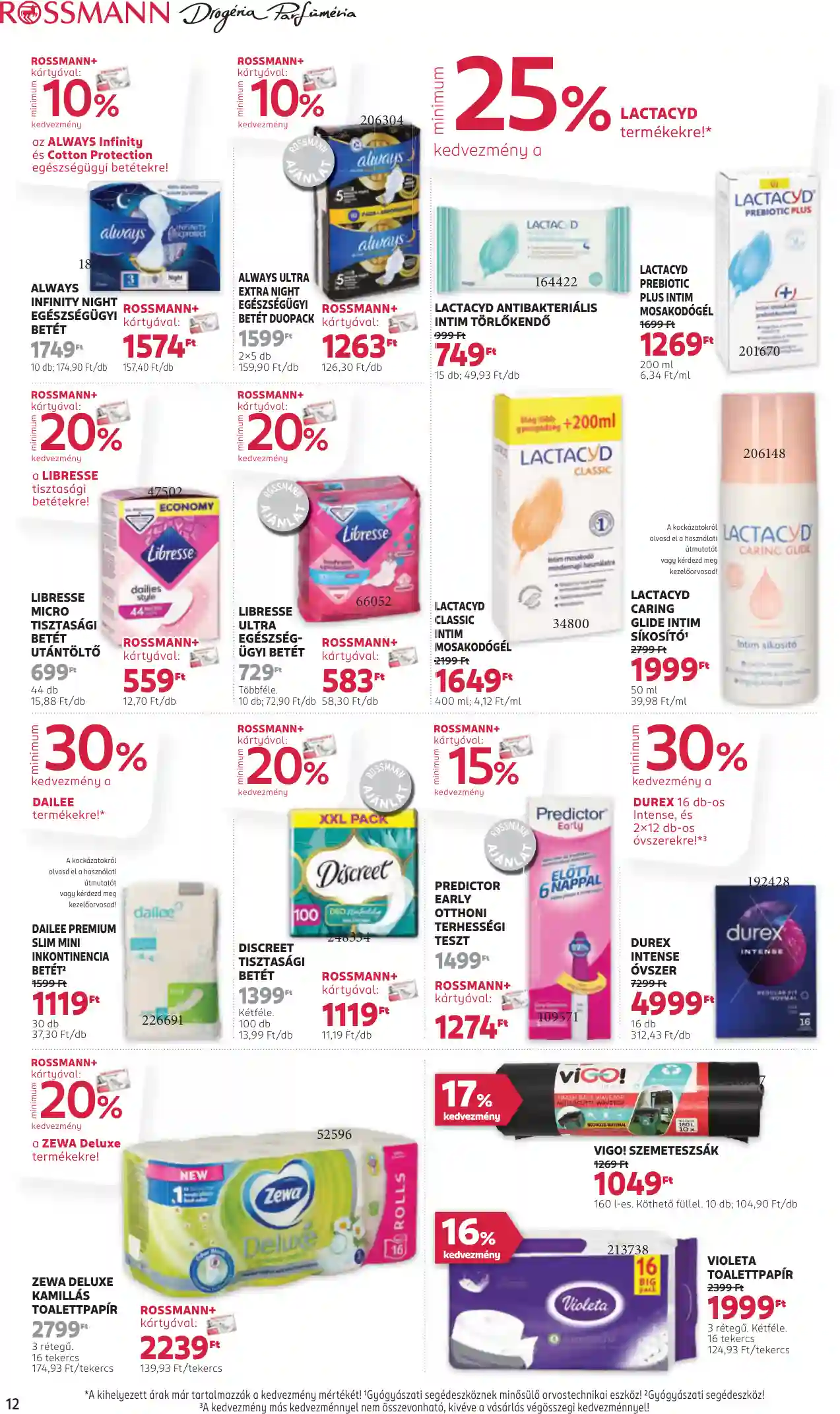 Rossmann akciós újság 45. hét (6 oldal)