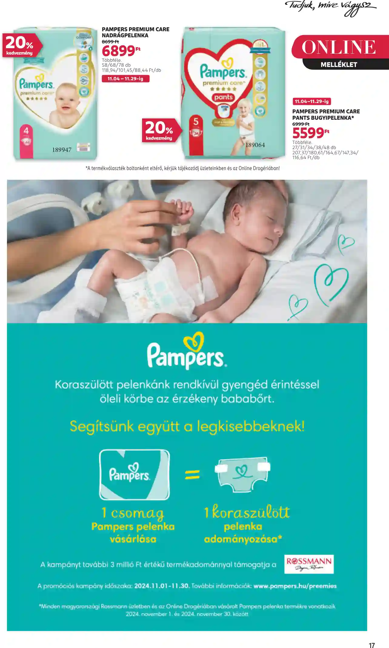 Rossmann akciós újság 45. hét (11 oldal)