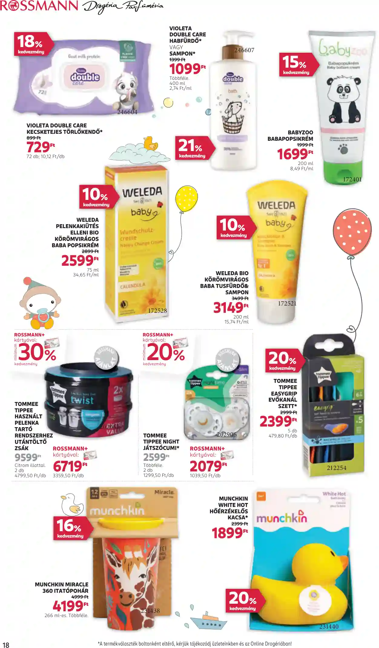 Rossmann akciós újság 45. hét (12 oldal)