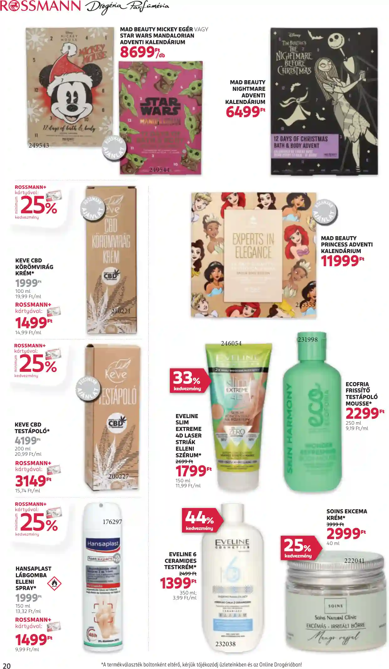 Rossmann akciós újság 45. hét (15 oldal)