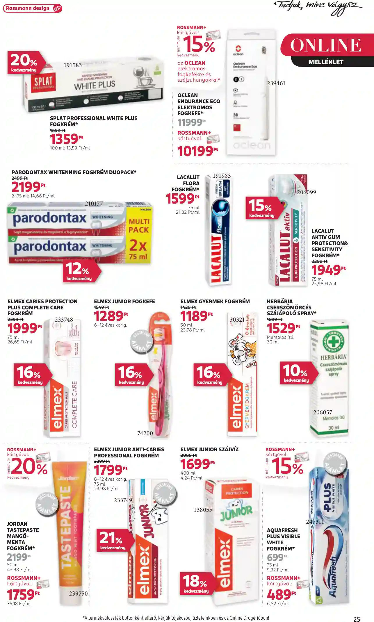 Rossmann akciós újság 45. hét (20 oldal)