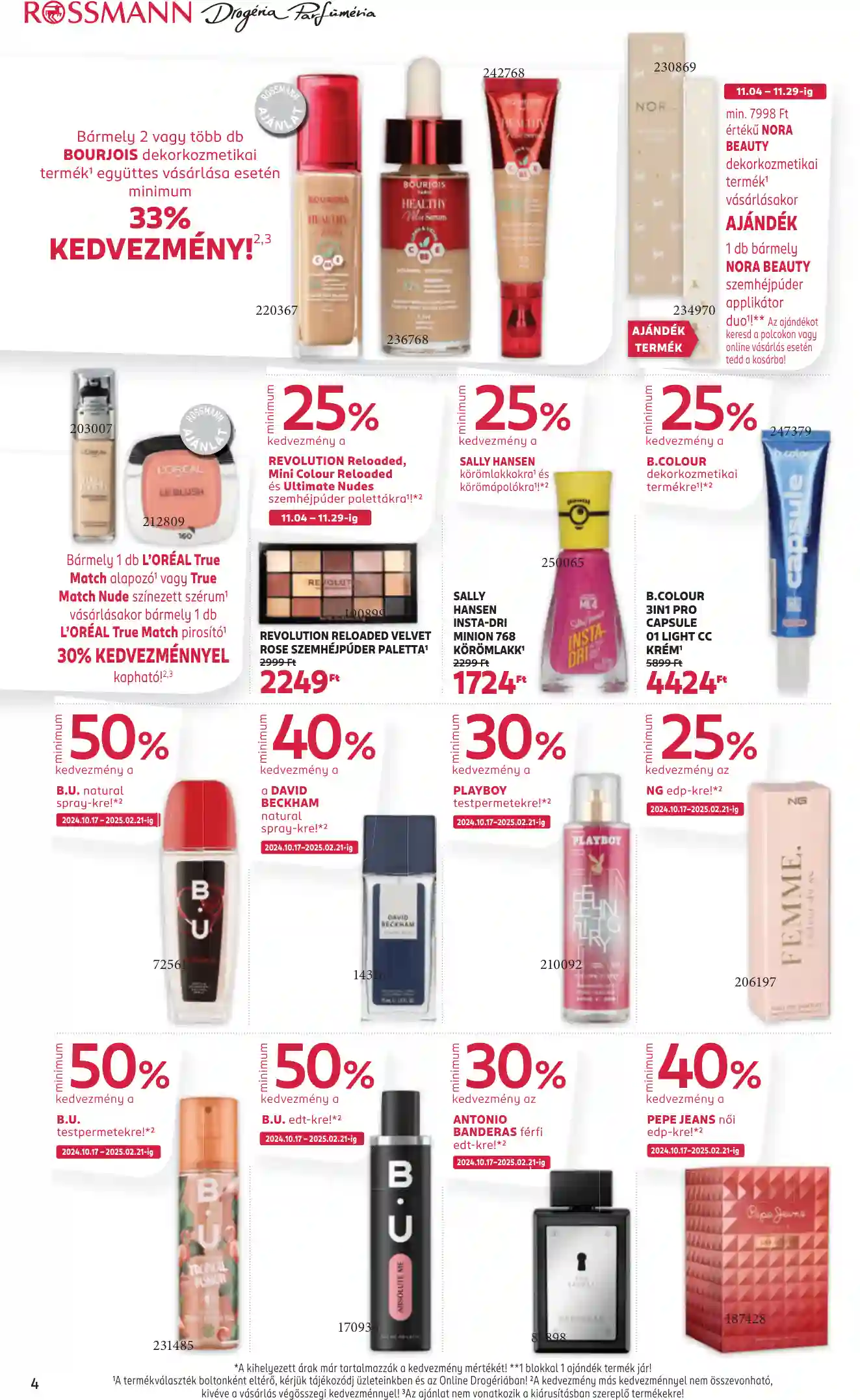 Rossmann akciós újság 45. hét (24 oldal)
