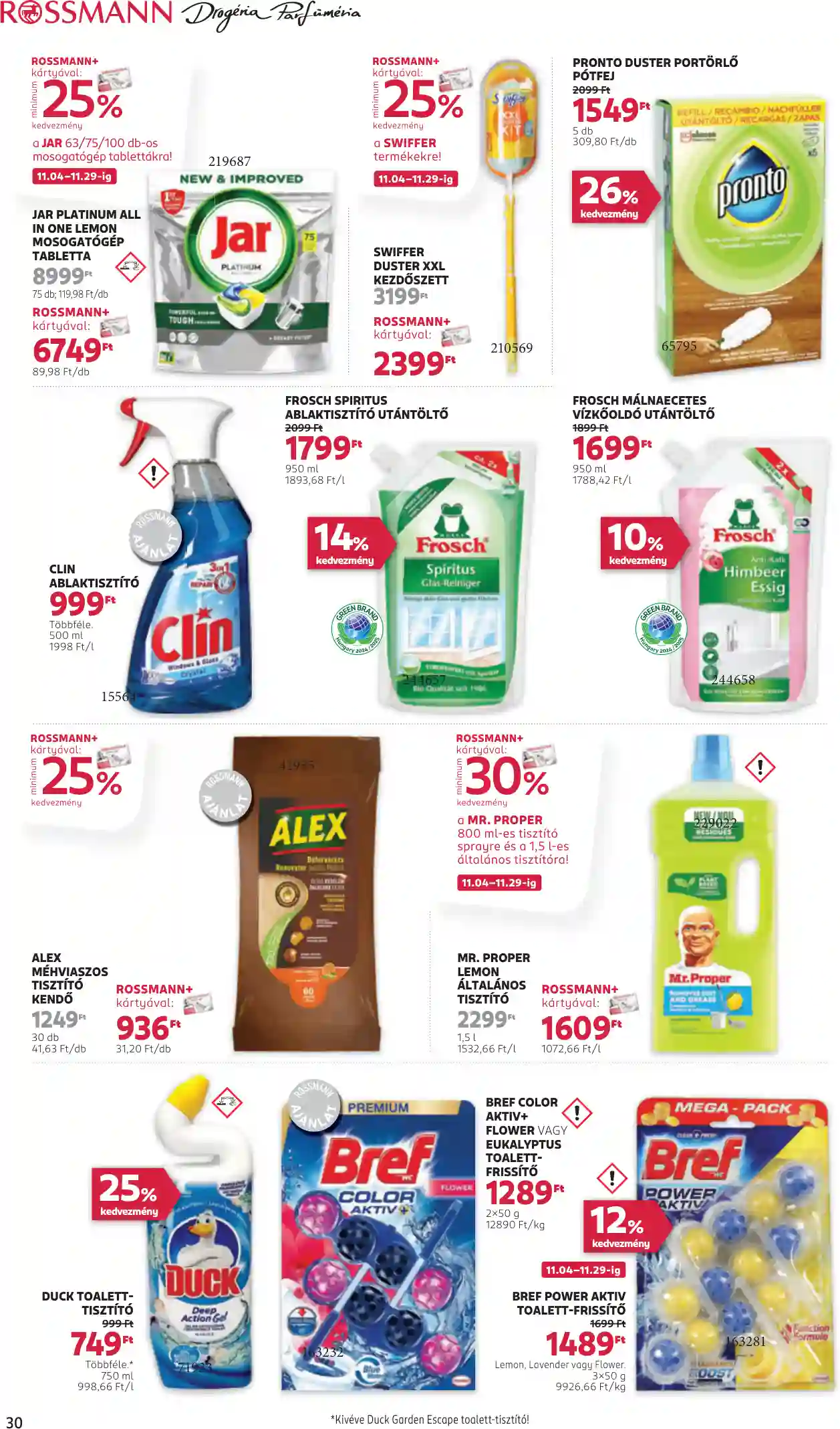 Rossmann akciós újság 45. hét (26 oldal)
