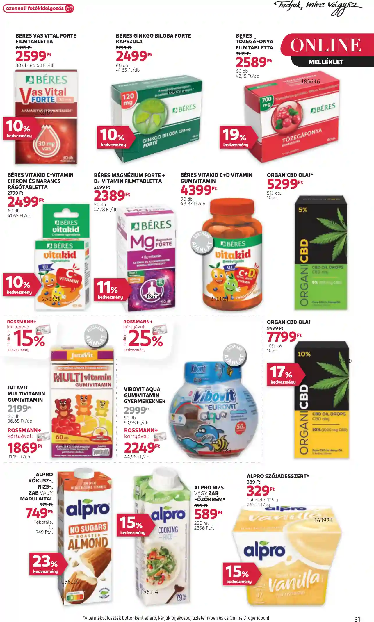 Rossmann akciós újság 45. hét (27 oldal)