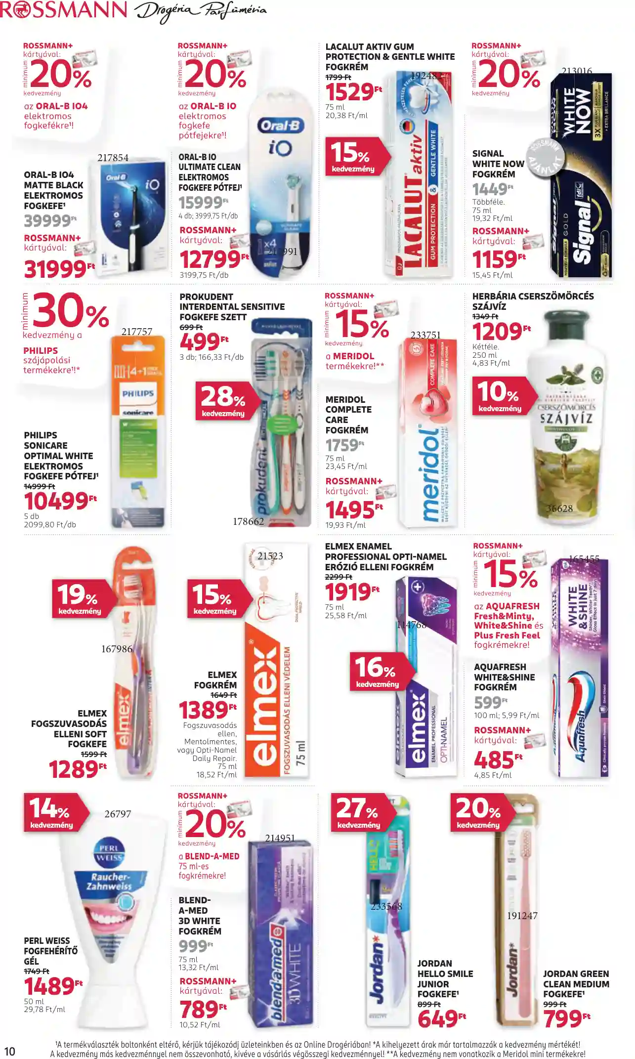 Rossmann akciós újság 45. hét (36 oldal)