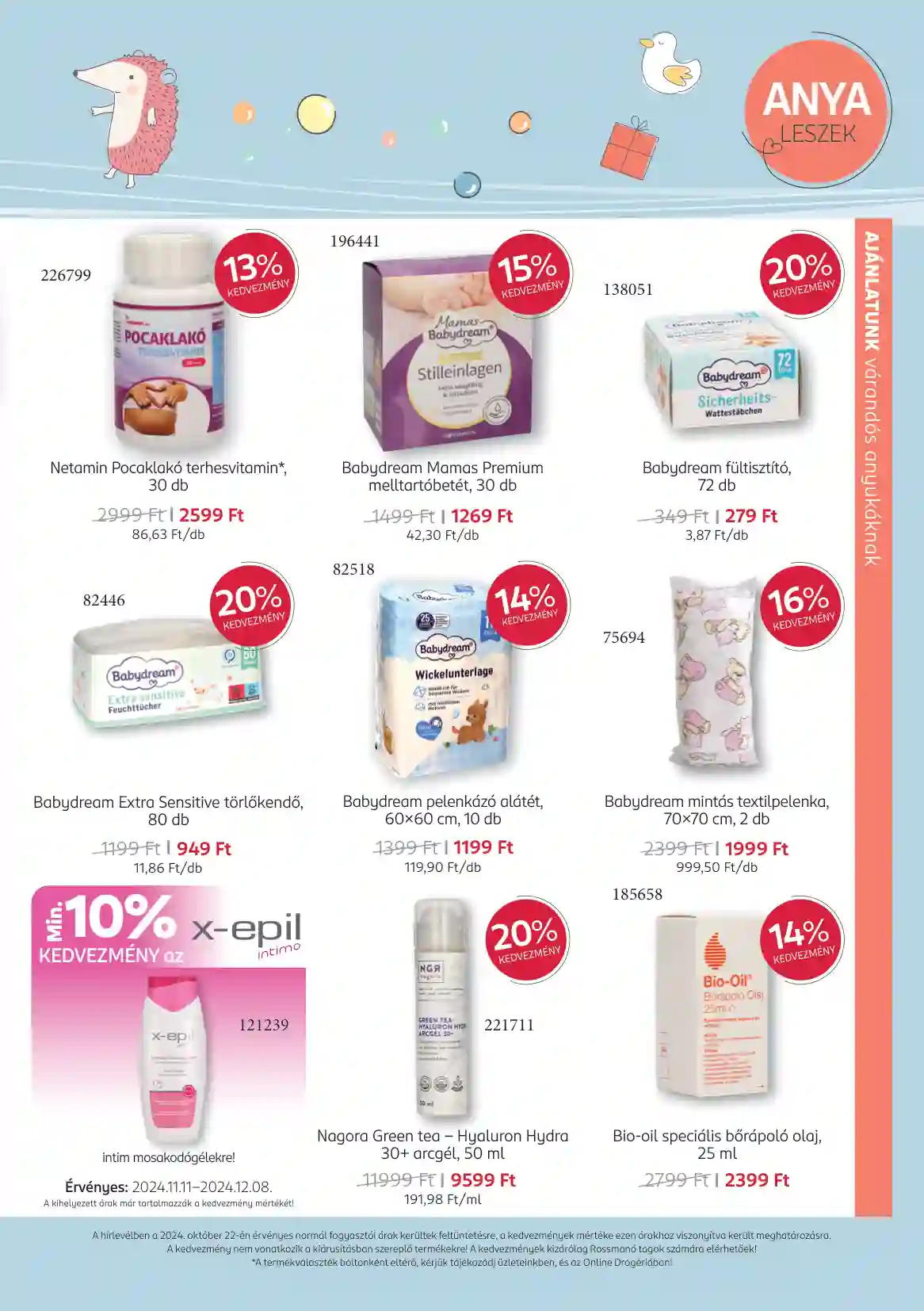Rossmann akciós újság 46. hét (3 oldal)