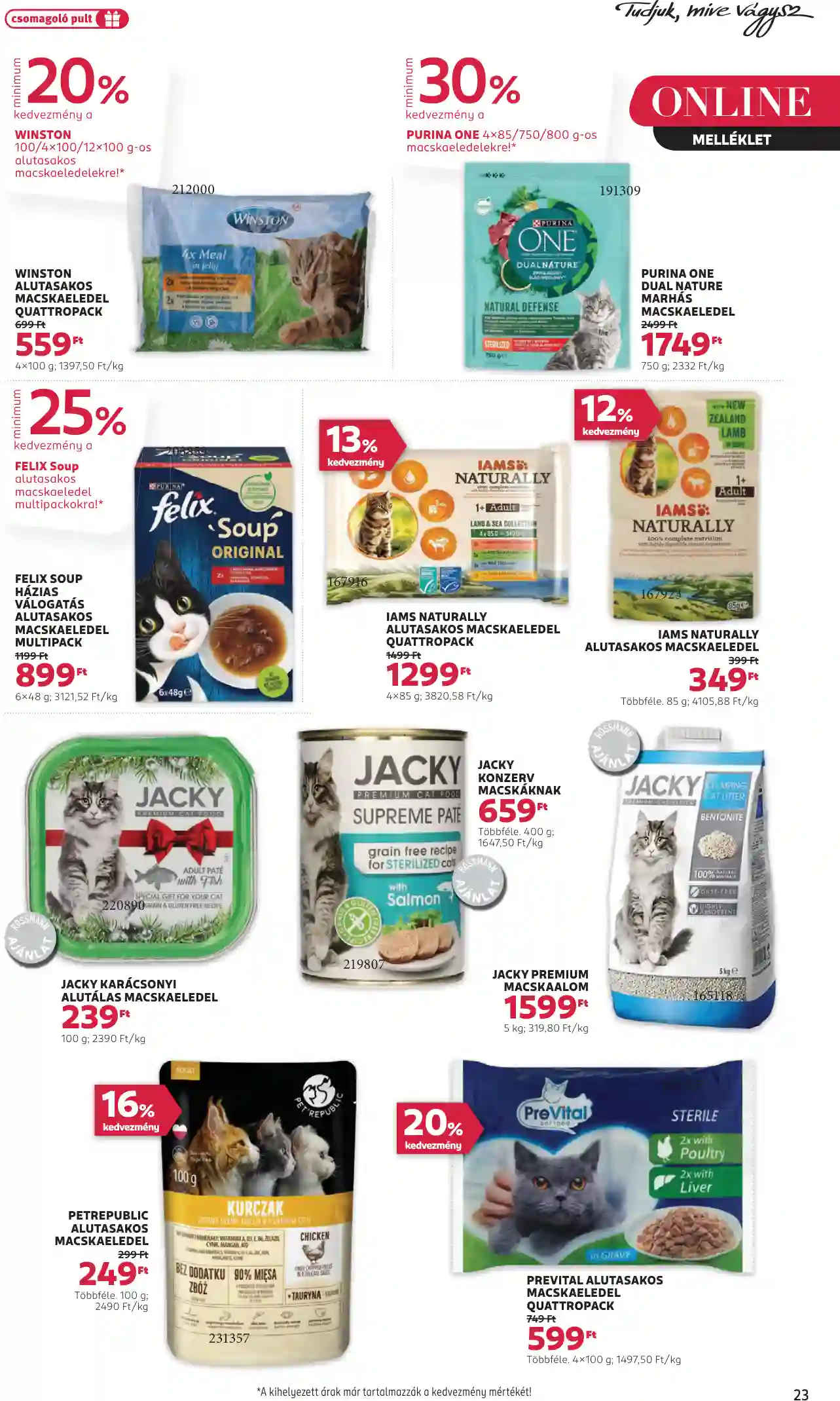 Rossmann akciós újság 47. hét (18 oldal)