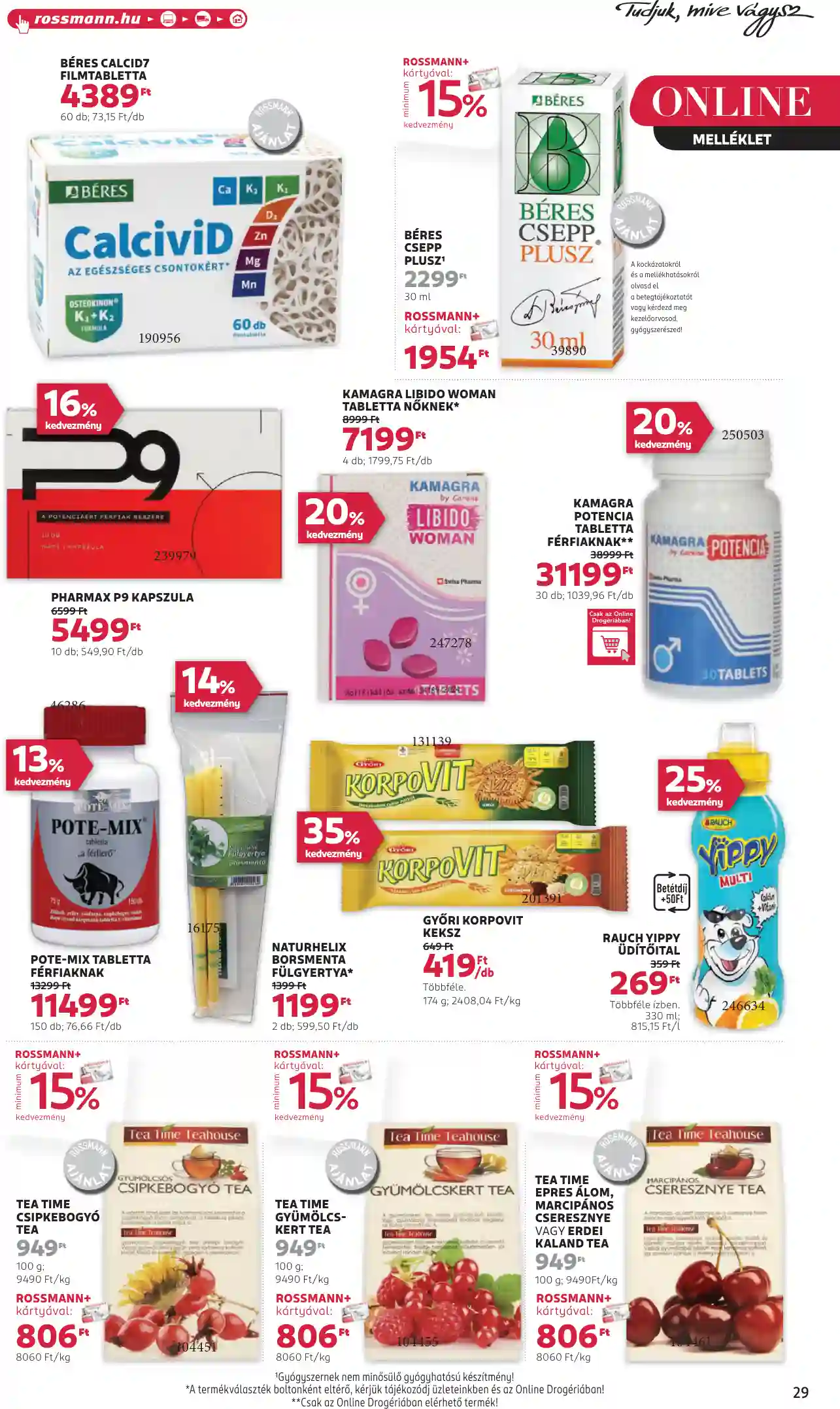 Rossmann akciós újság 47. hét (25 oldal)