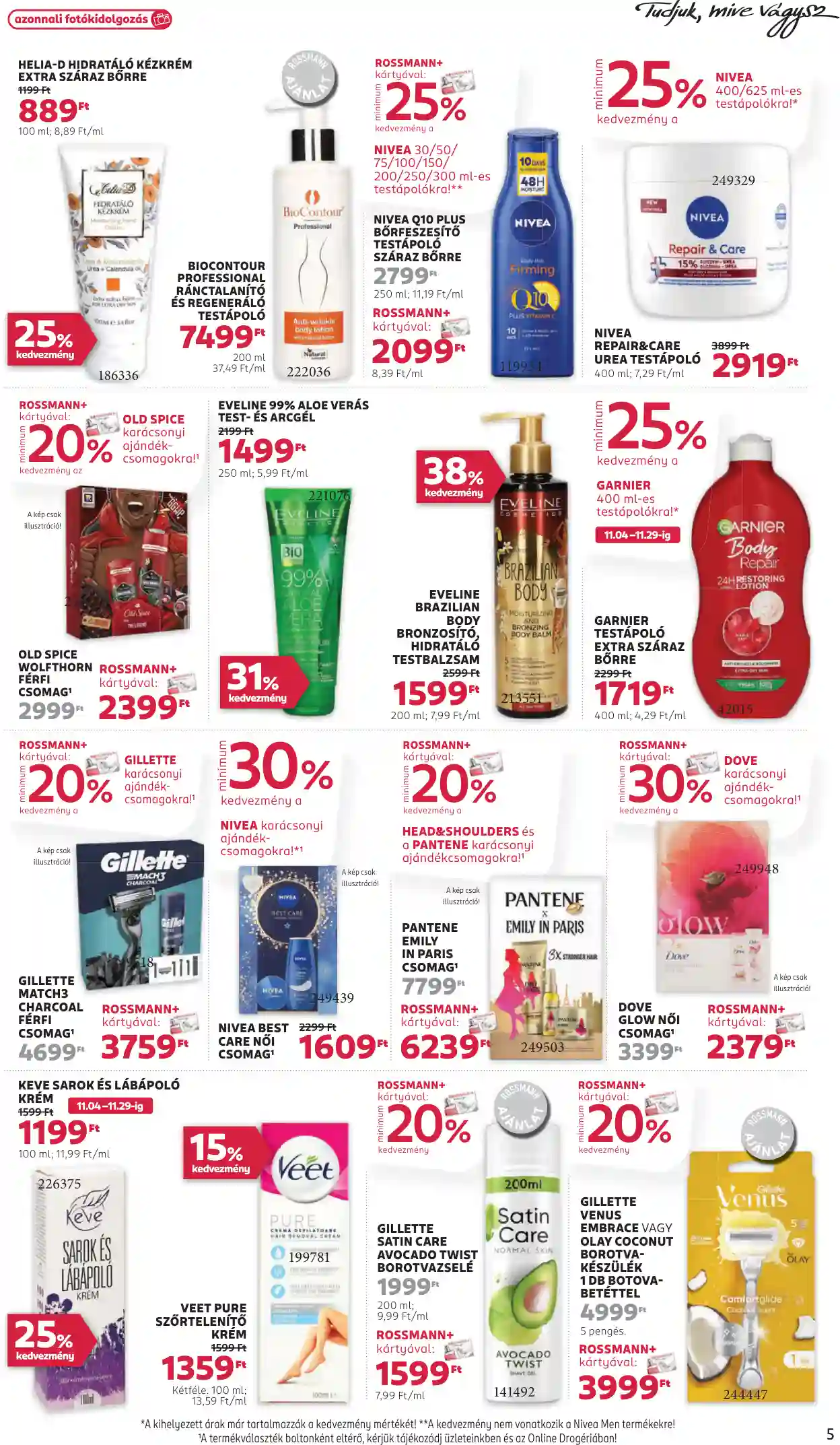 Rossmann akciós újság 47. hét (30 oldal)