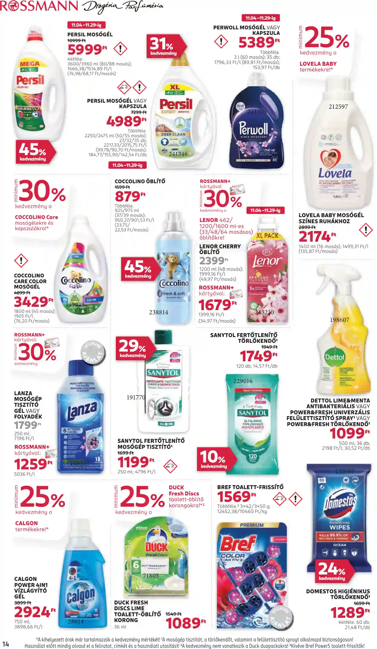 Rossmann akciós újság 47. hét (8 oldal)
