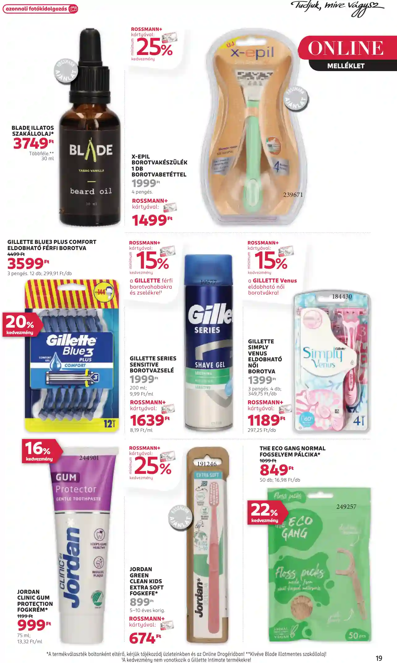 Rossmann akciós újság 47. hét (14 oldal)