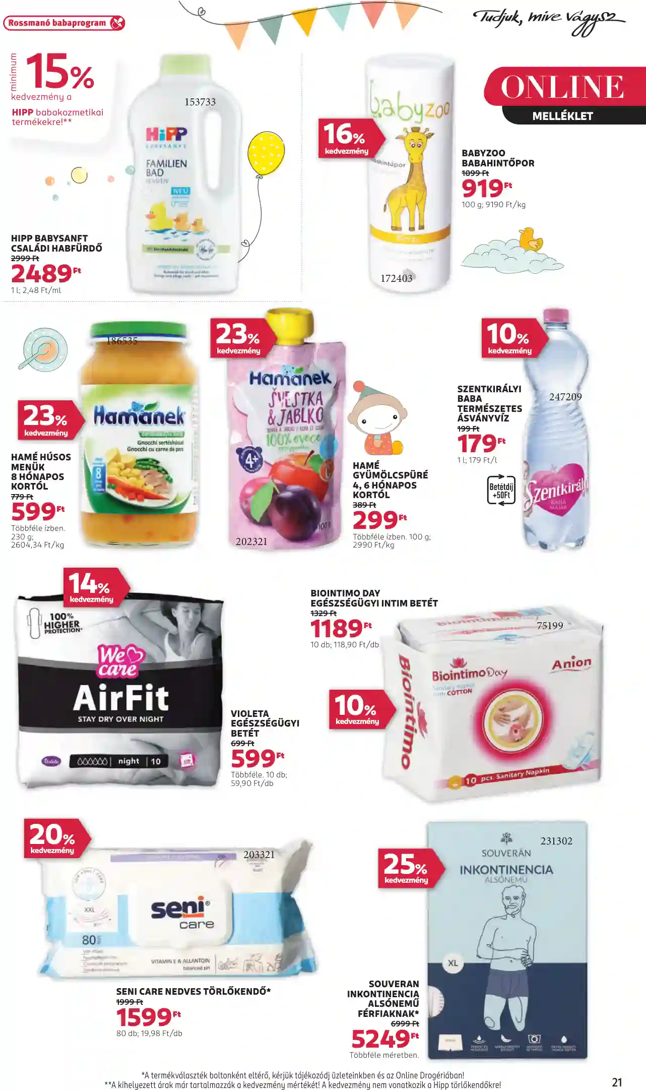 Rossmann akciós újság 47. hét (16 oldal)